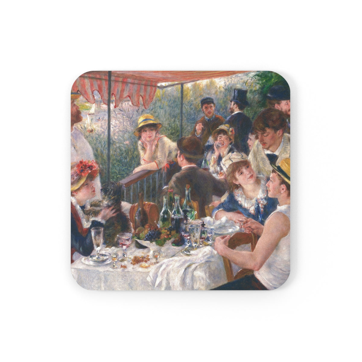 #50 Luncheon of the Boating Party — Coaster