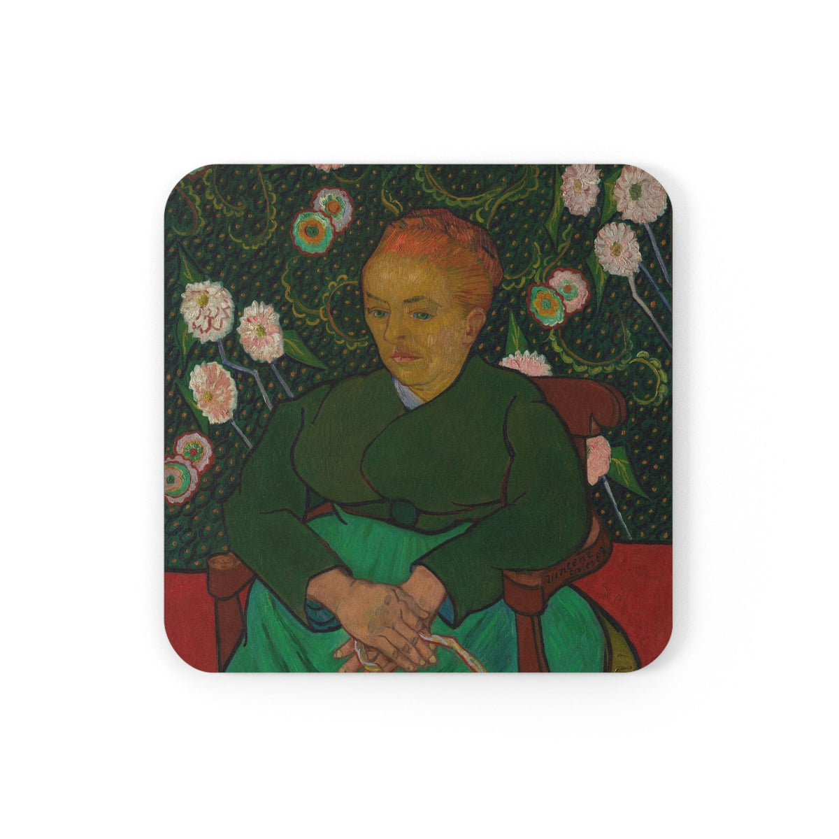 Coaster printed with La Berceuse