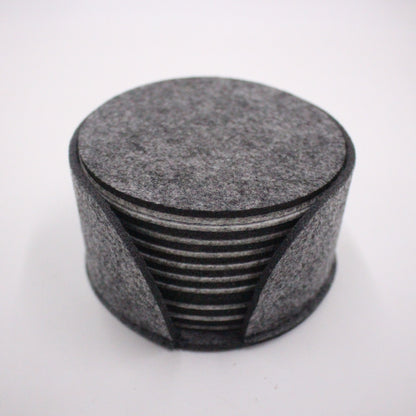 Felt cup pads, set of ten