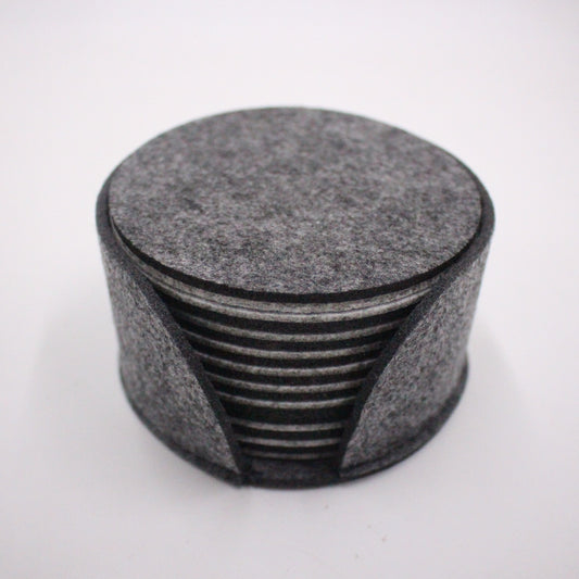 Felt cup pads, set of ten
