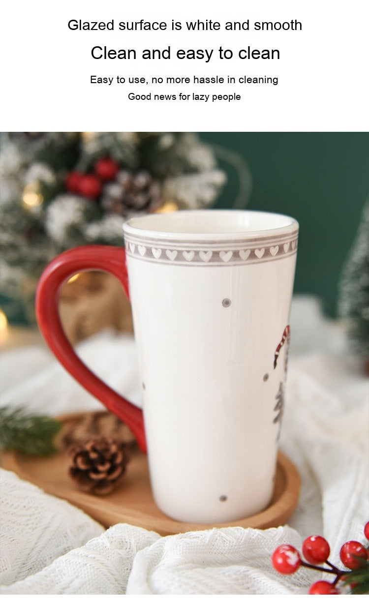 Christmas relief mug, view 2