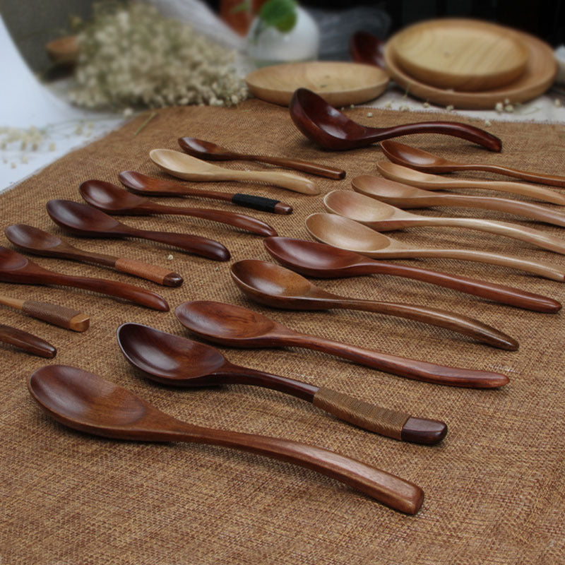 Wooden honey spoon, view 2