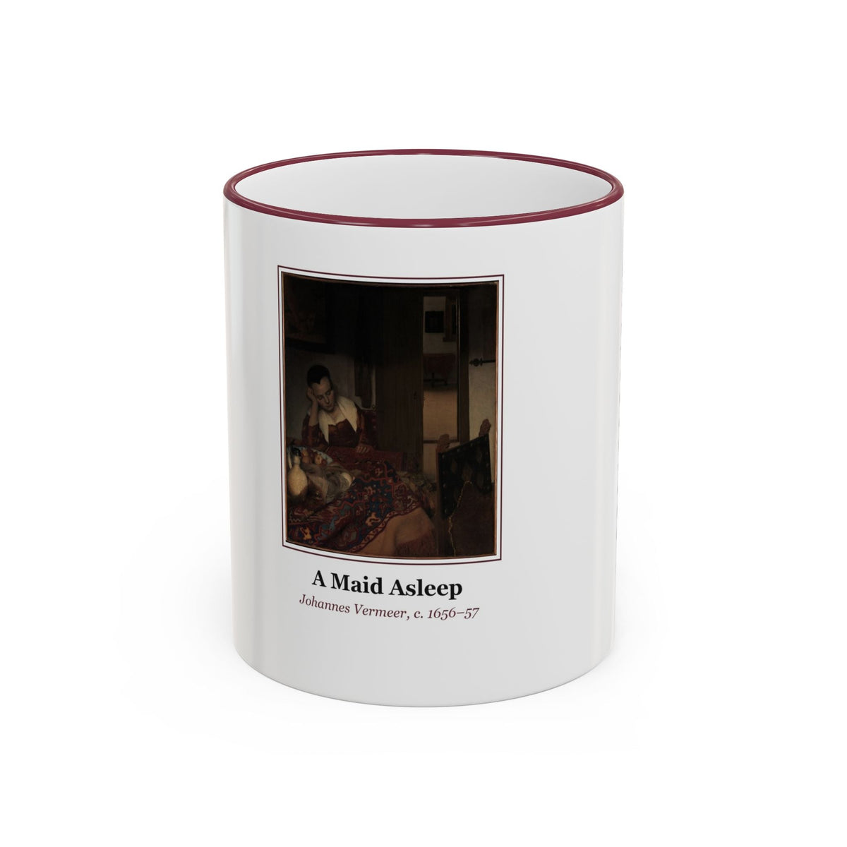 Mug printed with A Maid Asleep
