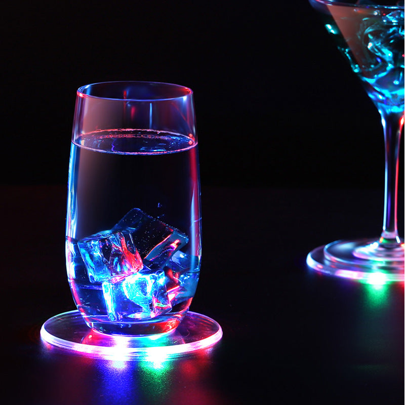 LED Luminous Coaster Glowing Cocktail Party, view 3