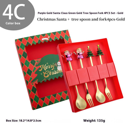 Christmas spoons, view 2