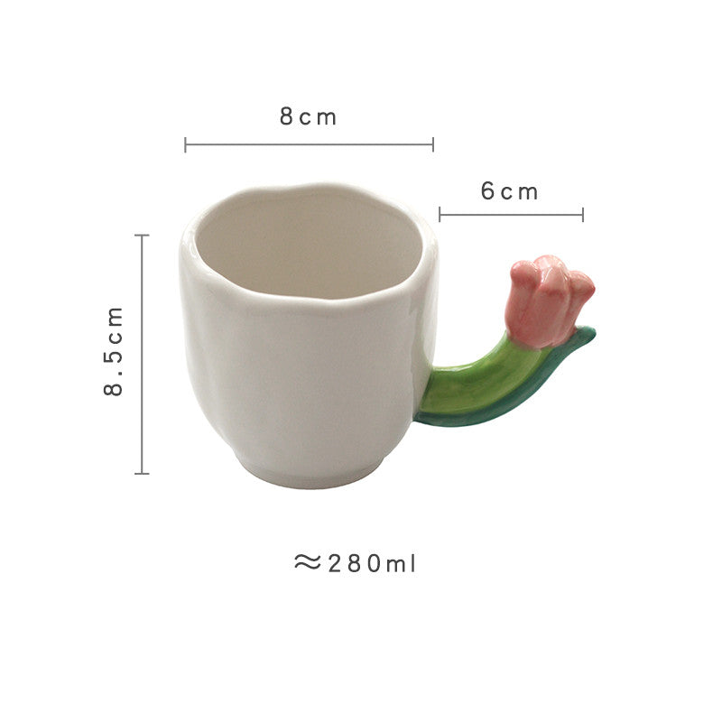 Tulip spoon rest, view 2