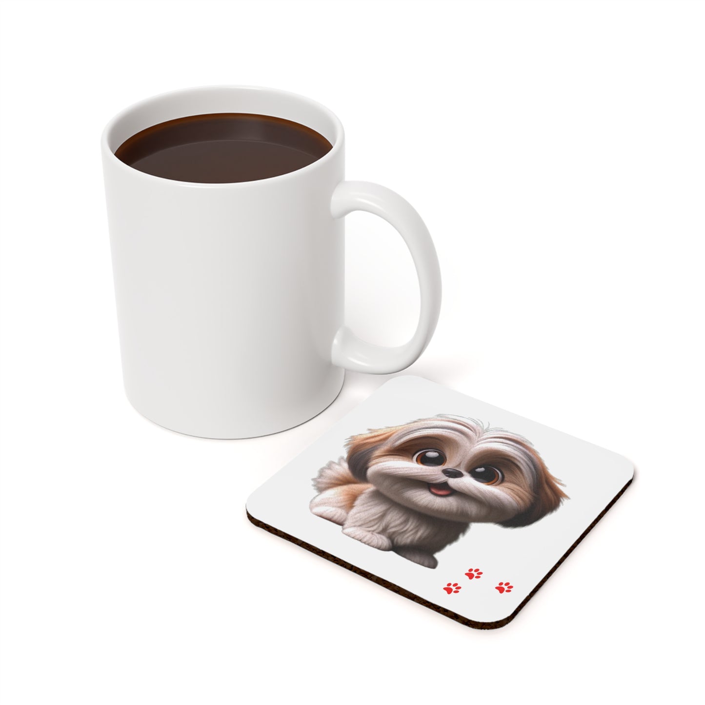 #2 Chuppi the Shih Tzu Coaster [SHIH TZU LOVERS THIS ONE IS FOR YOU!]