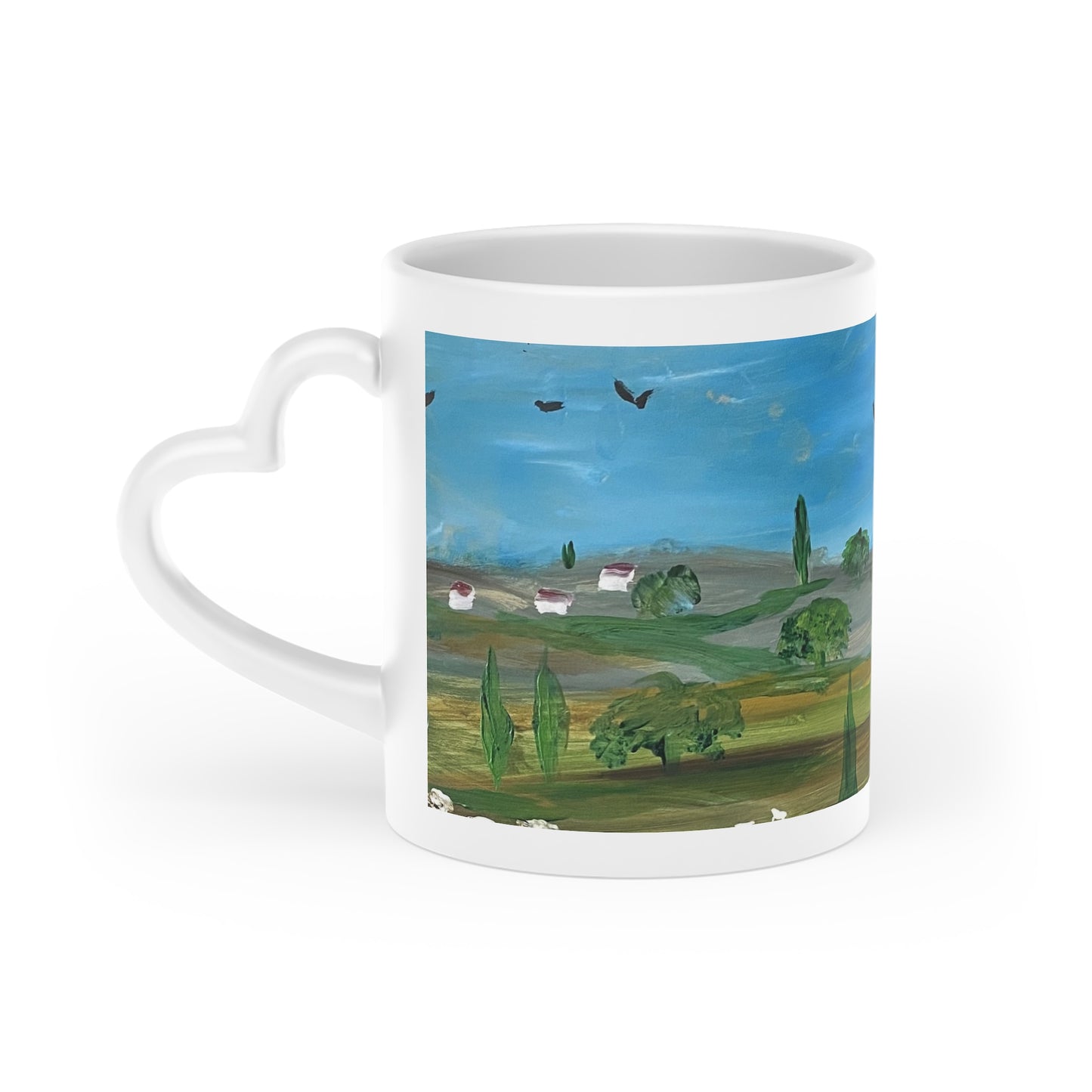 #4 Longing — Heart-Handle Mug, 11oz