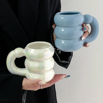 Couple's ceramic mug, view 2