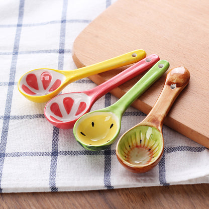 Children's underglaze spoon