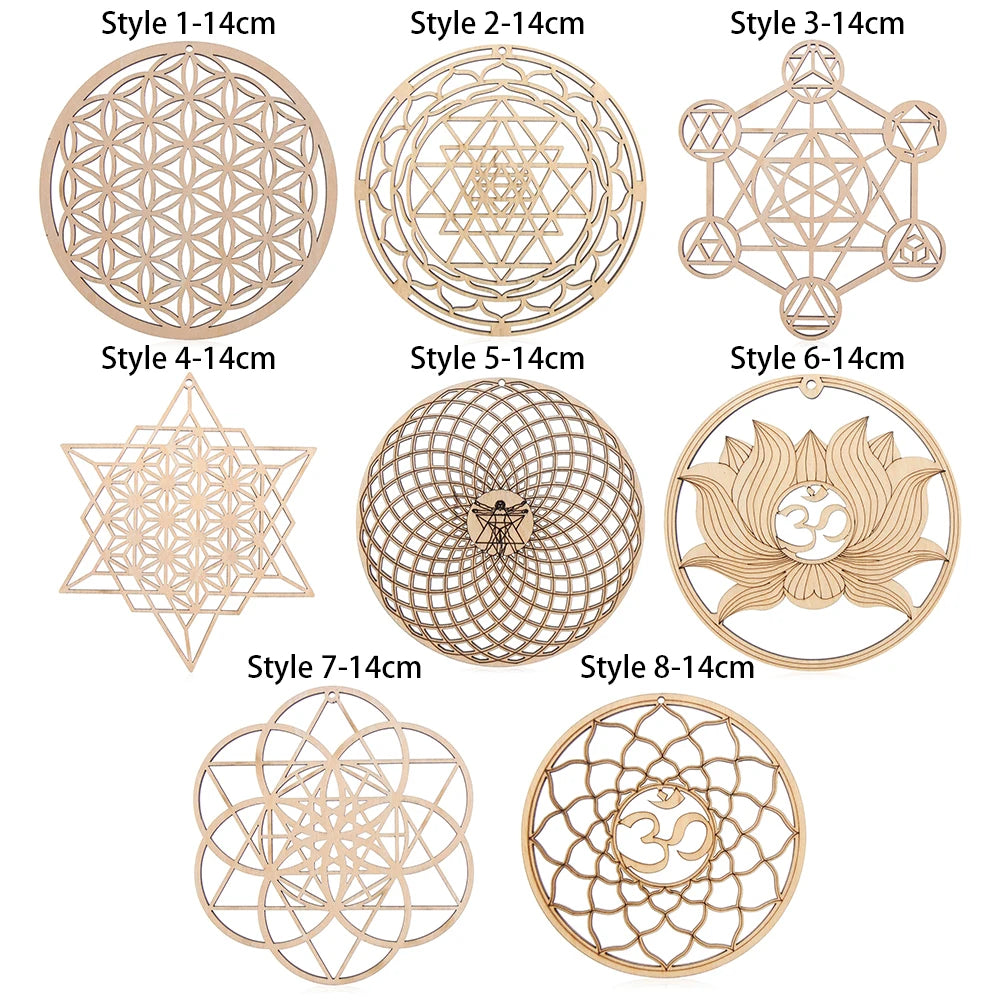 different sacred geometry coasters