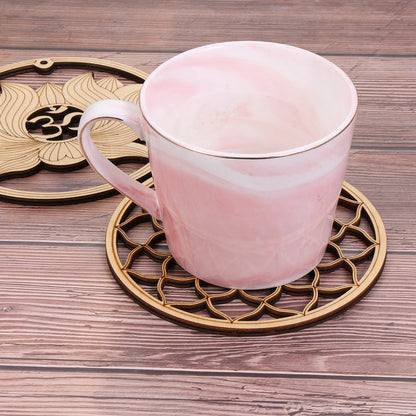 Sacred Geometry Wooden Coasters
