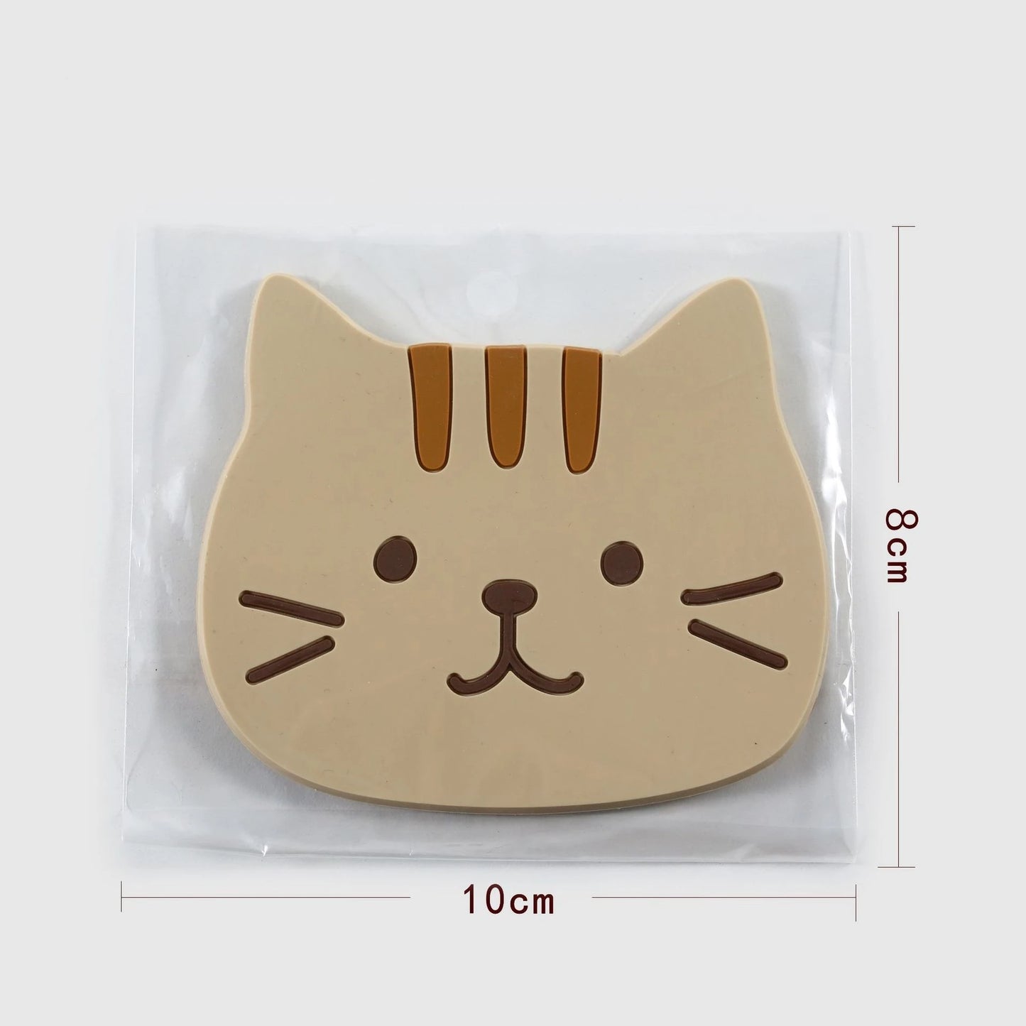 non slip kawaii coaster cat