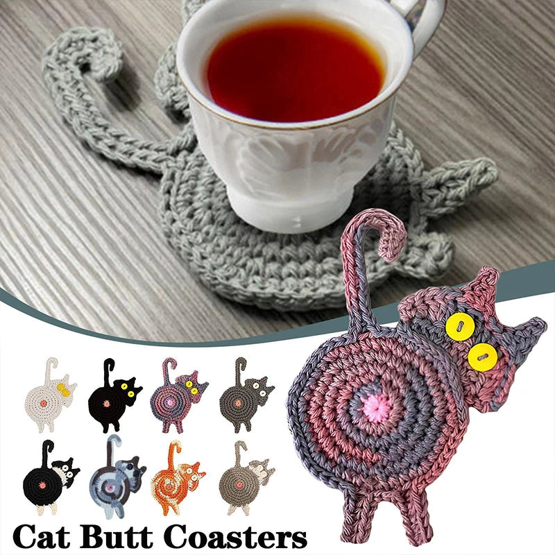 Unique Water Resistant Cat Coaster [COASTERS IN STYLE SERIES]