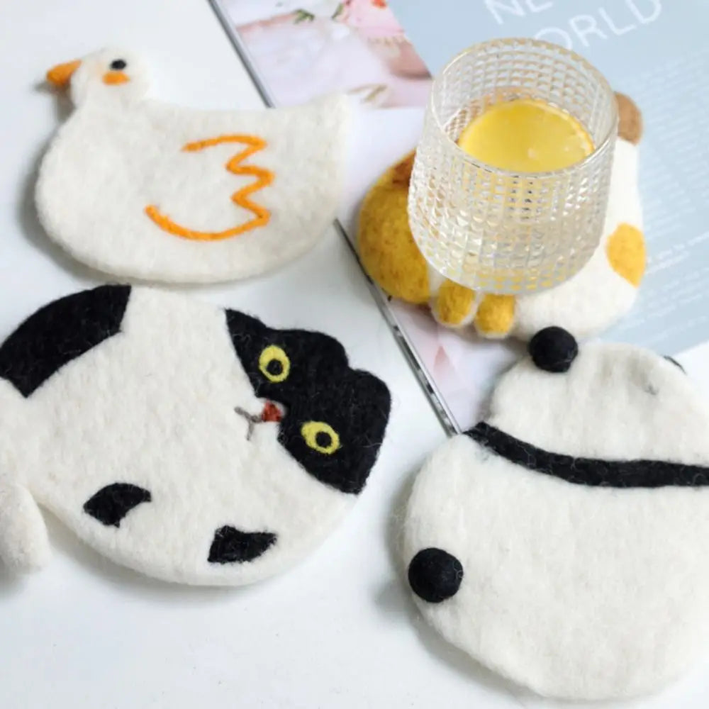 cute felt coaster