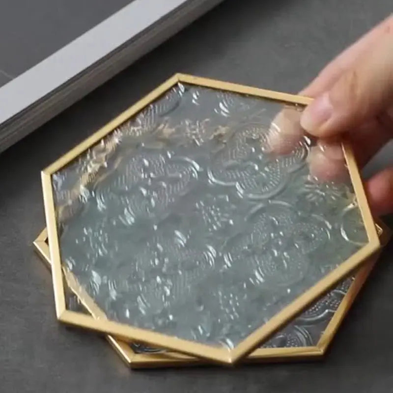 hexagonal coaster