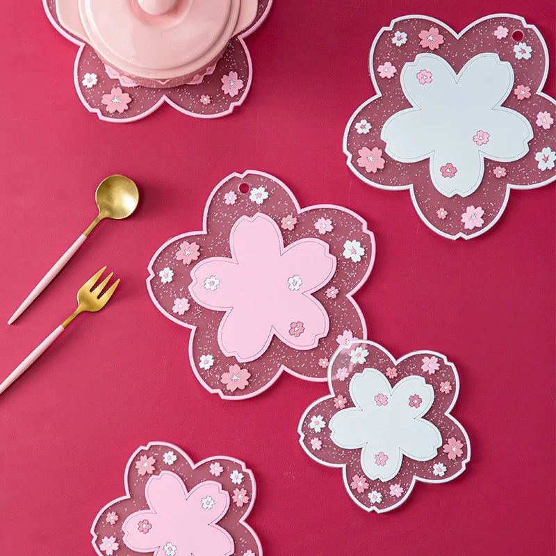 lovely flower coasters