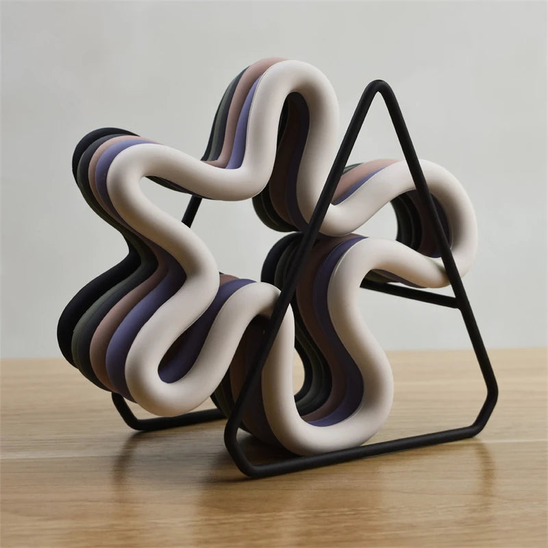 geometrical coasters set