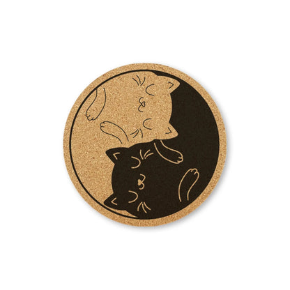 yin yang coaster