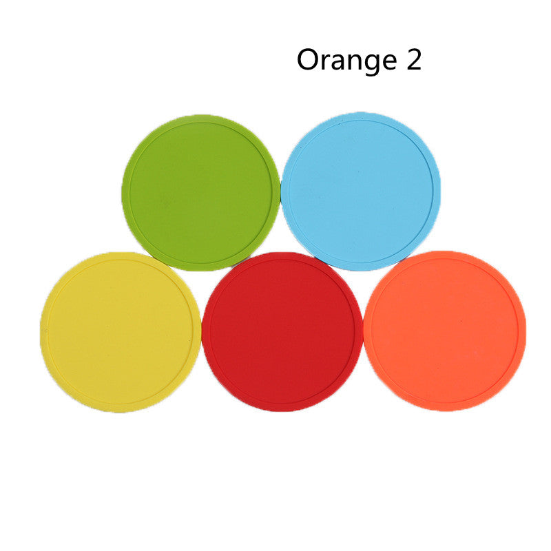 Candy colour silicone coaster, view 2