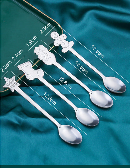 Christmas coffee spoon, view 3