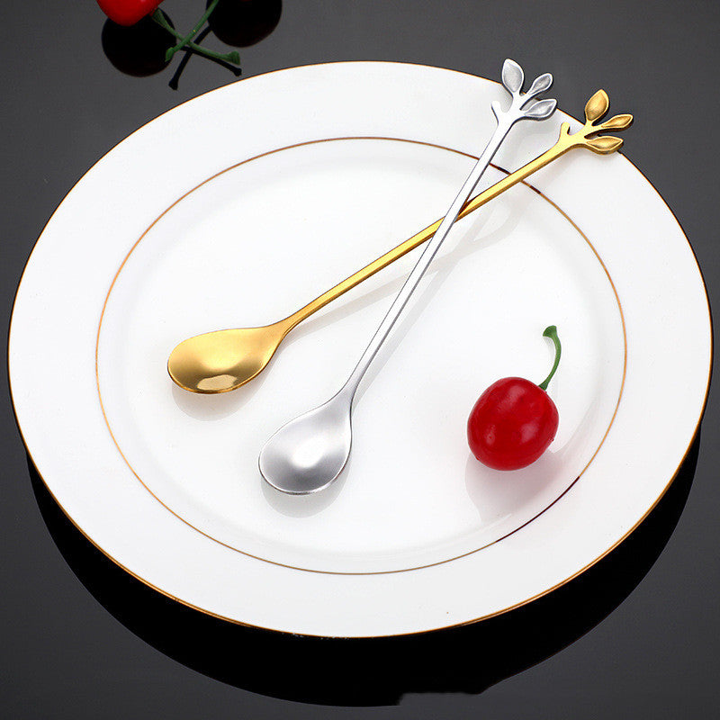 Leaf dessert fork