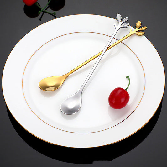 Leaf dessert fork