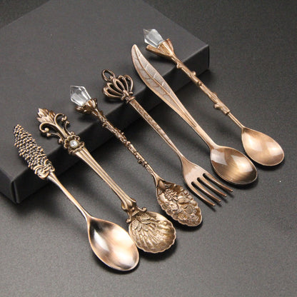 Retro coffee spoons, set of six