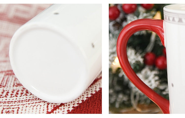 Christmas relief mug, view 3
