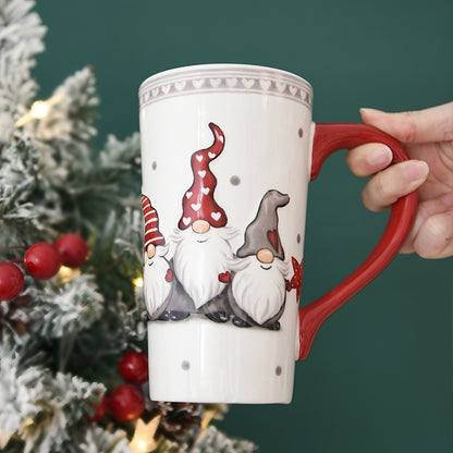 Christmas relief mug