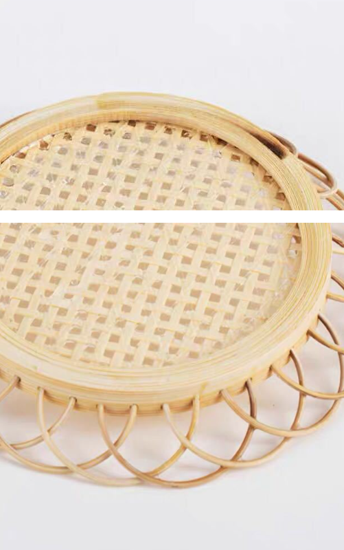 Retro woven coaster, view 2