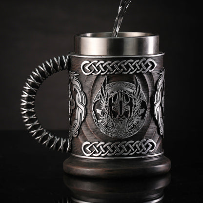 Minimalist beer mug, view 3