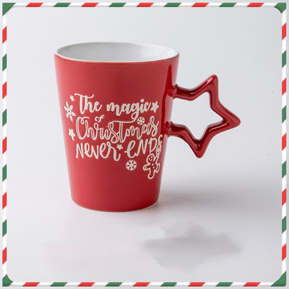Snowman and santa mug, view 3
