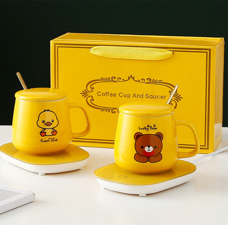 Heated coffee mug and warmer, view 2