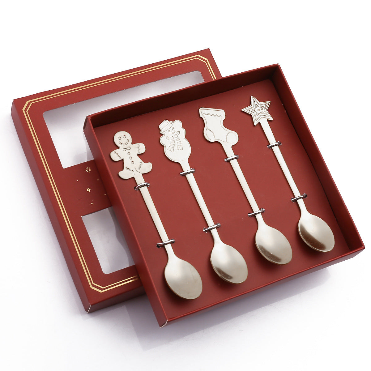 Christmas coffee spoon, view 2