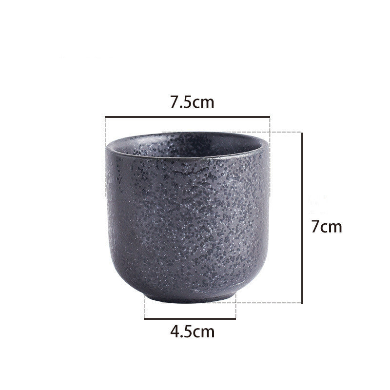 Japanese stoneware cup, view 3