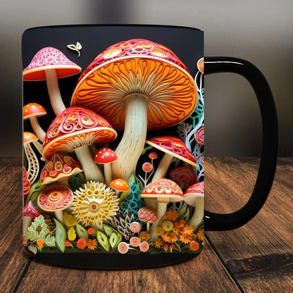 Magic mushroom mug, view 3