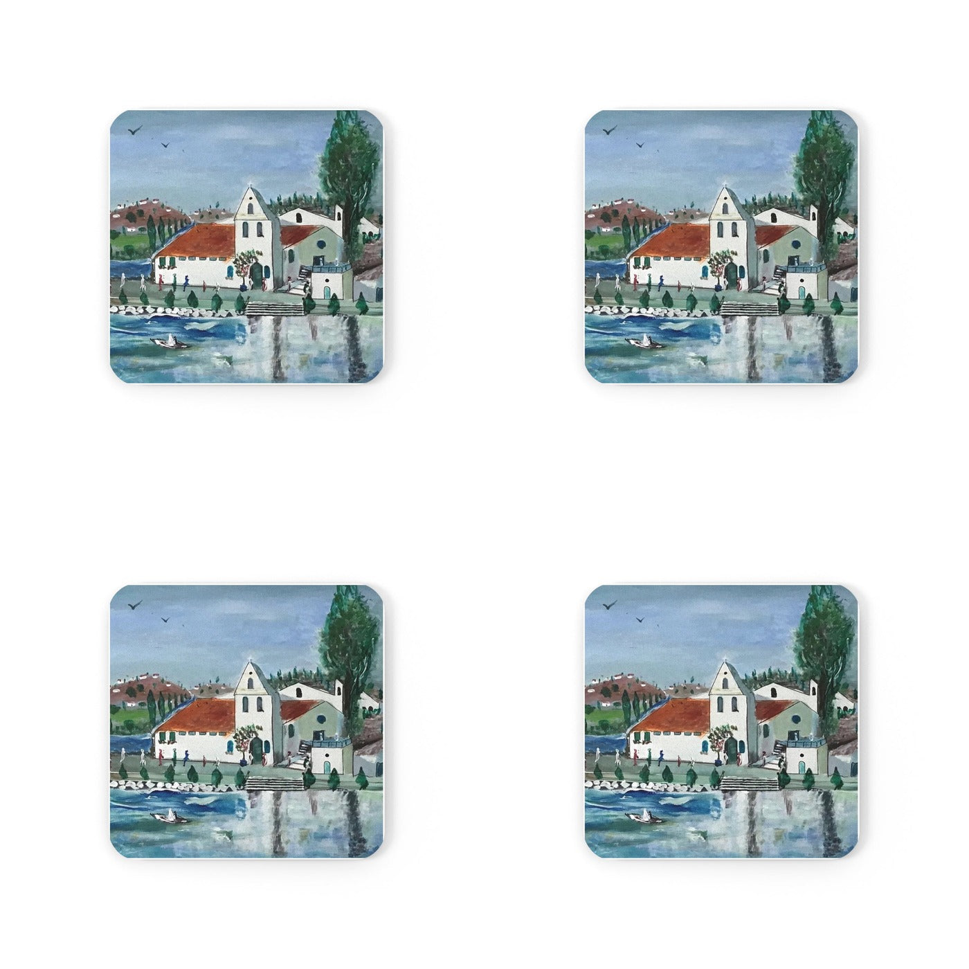Four #11 Complete coasters