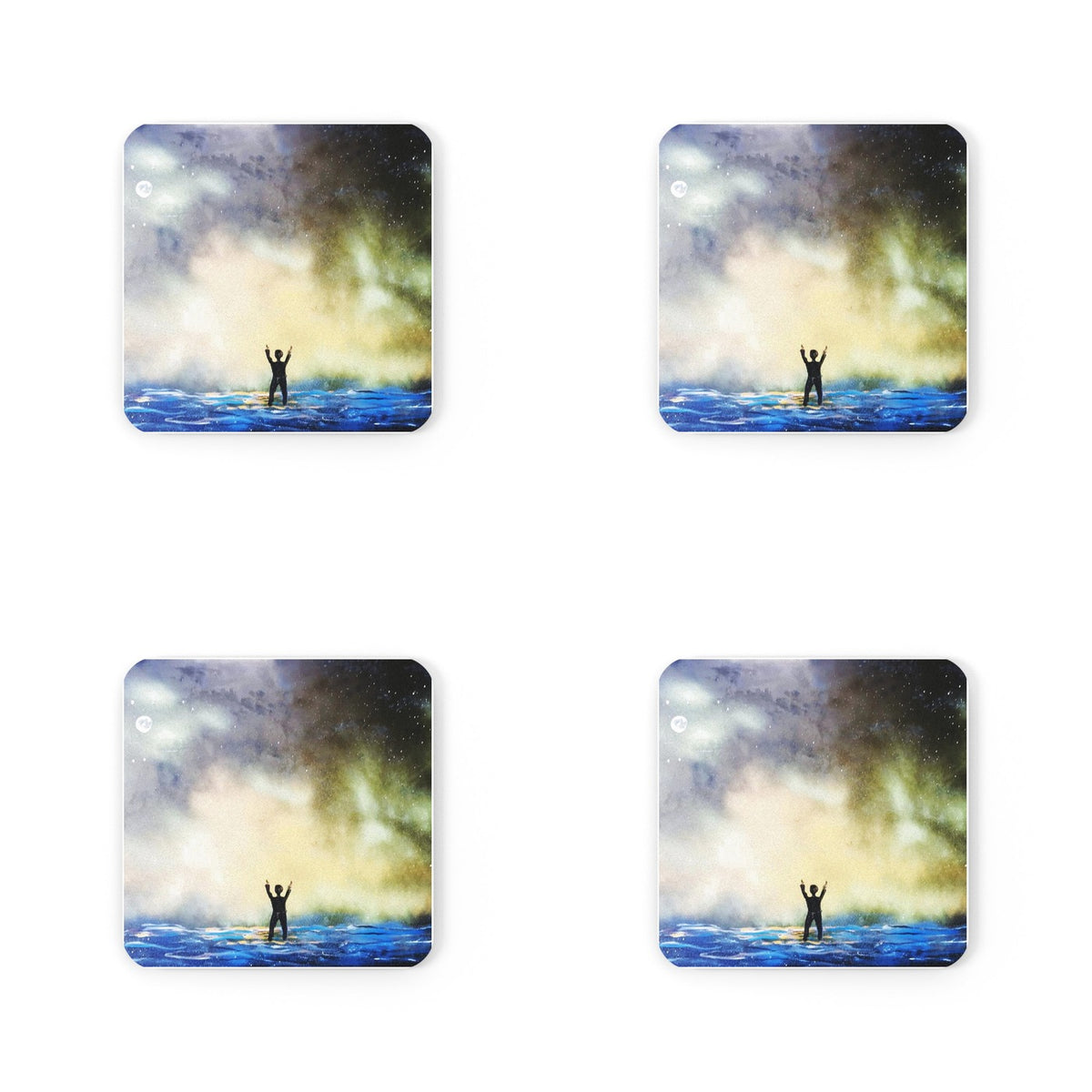 Four #12 Divine coasters