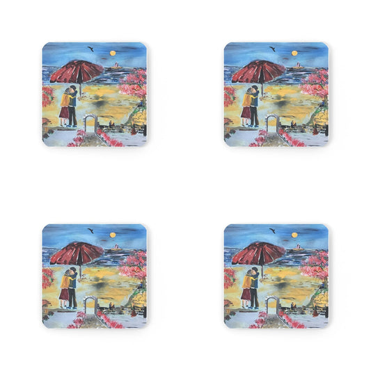 Four #16 Noble Beach coasters